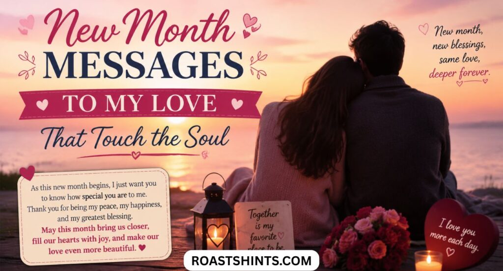 250 Romantic Happy New Month Messages to My Love
