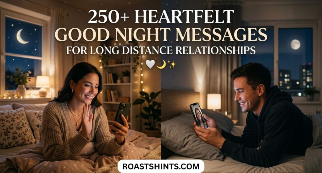 250+ Heartfelt Good Night Messages For Long Distance Relationships