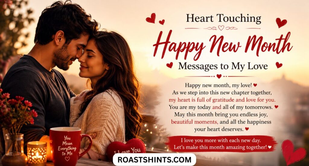 250 Romantic Happy New Month Messages to My Love