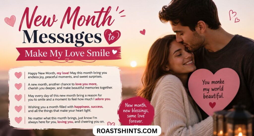 250 Romantic Happy New Month Messages to My Love