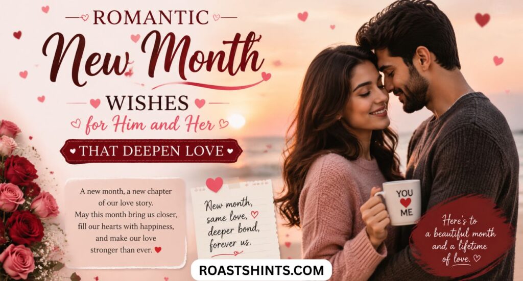 250 Romantic Happy New Month Messages to My Love