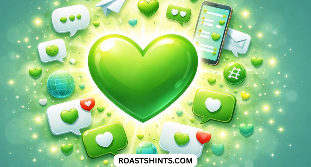 What Does a Green Heart Emoji Mean and How to Respond to It?