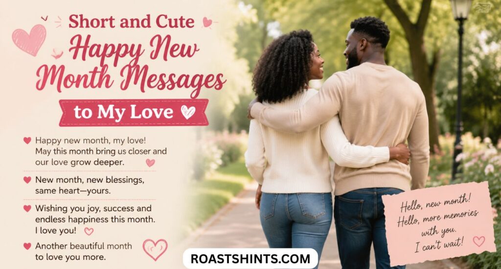 250 Romantic Happy New Month Messages to My Love