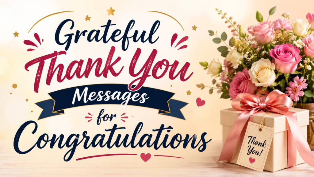 270+ Best Congratulations Reply Messages and Replies for 2026