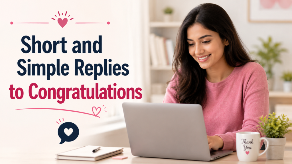 270+ Best Congratulations Reply Messages and Replies for 2026