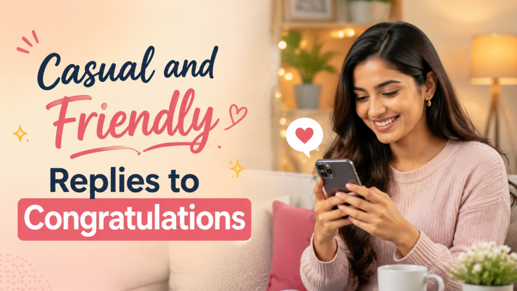 270+ Best Congratulations Reply Messages and Replies for 2026