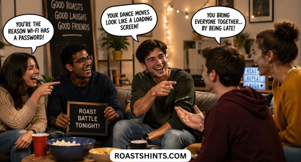 100+ Hilarious Roasts That Hurt Badly