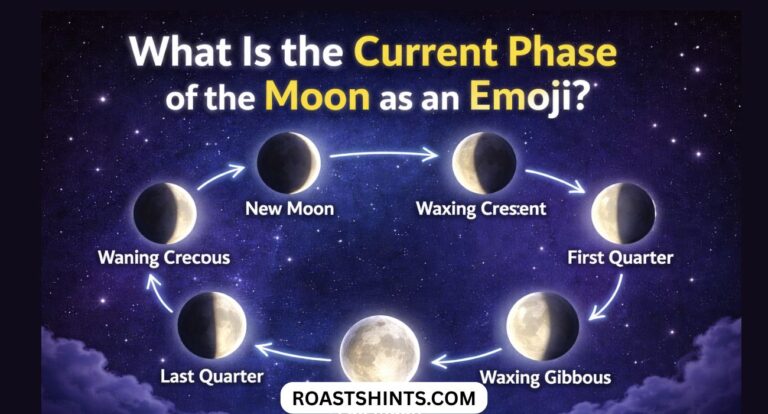 What Is the Current Phase of the Moon as an Emoji?