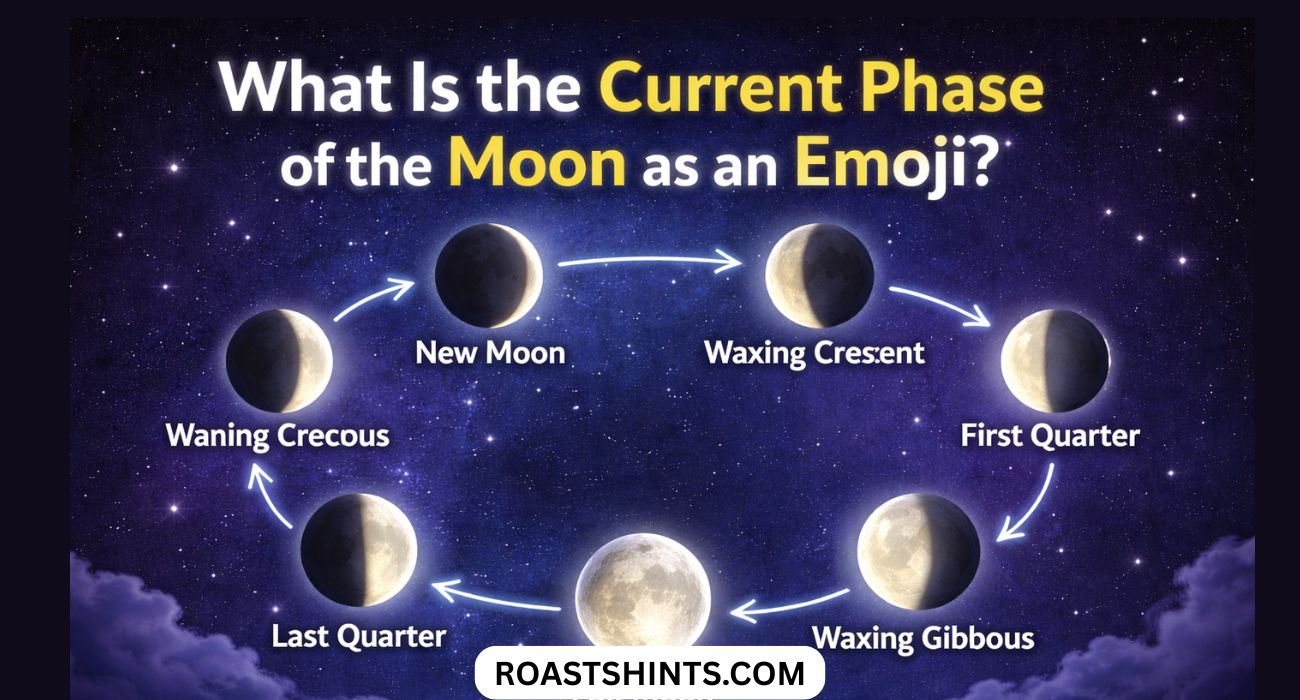 What Is the Current Phase of the Moon as an Emoji?