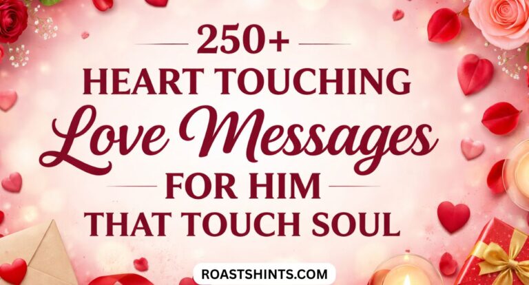 250+ Heart Touching Love Messages for Him That Touch Soul