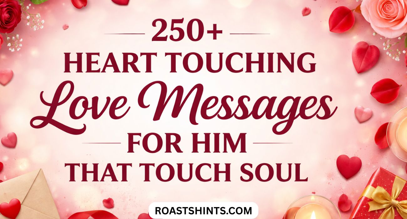 250+ Heart Touching Love Messages for Him That Touch Soul