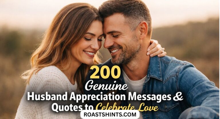 200 Genuine Husband Appreciation Messages & Quotes to Celebrate Love