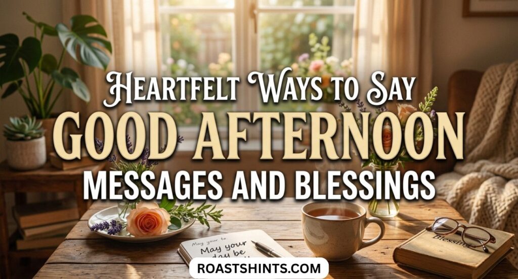 Heartfelt Ways to Say Good Afternoon Messages and Blessings