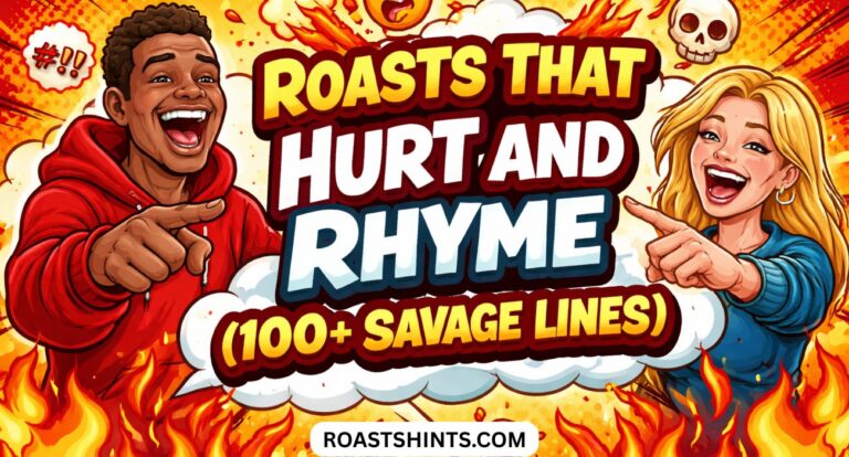 Roasts That Hurt and Rhyme (150+ Savage Lines)