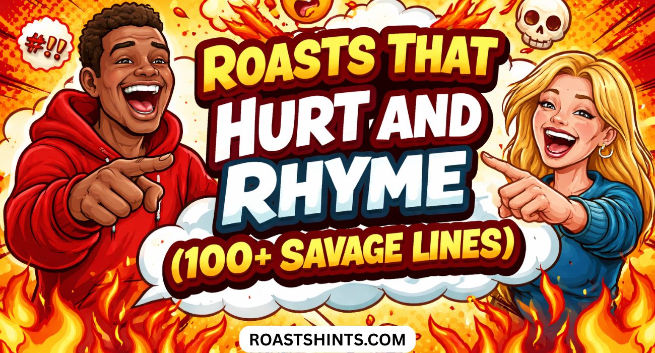 Roasts That Hurt and Rhyme (150+ Savage Lines)