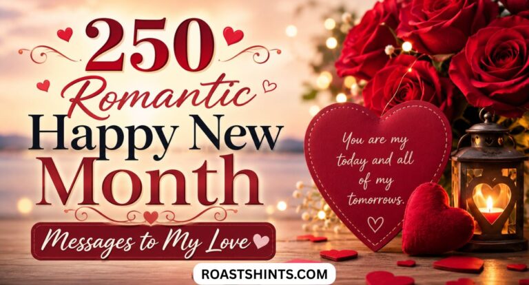 250 Romantic Happy New Month Messages to My Love