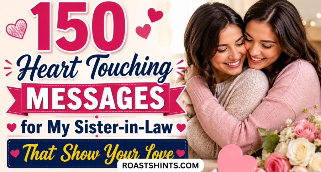 150 Heart Touching Messages for My Sister-in-Law That Show Your Love
