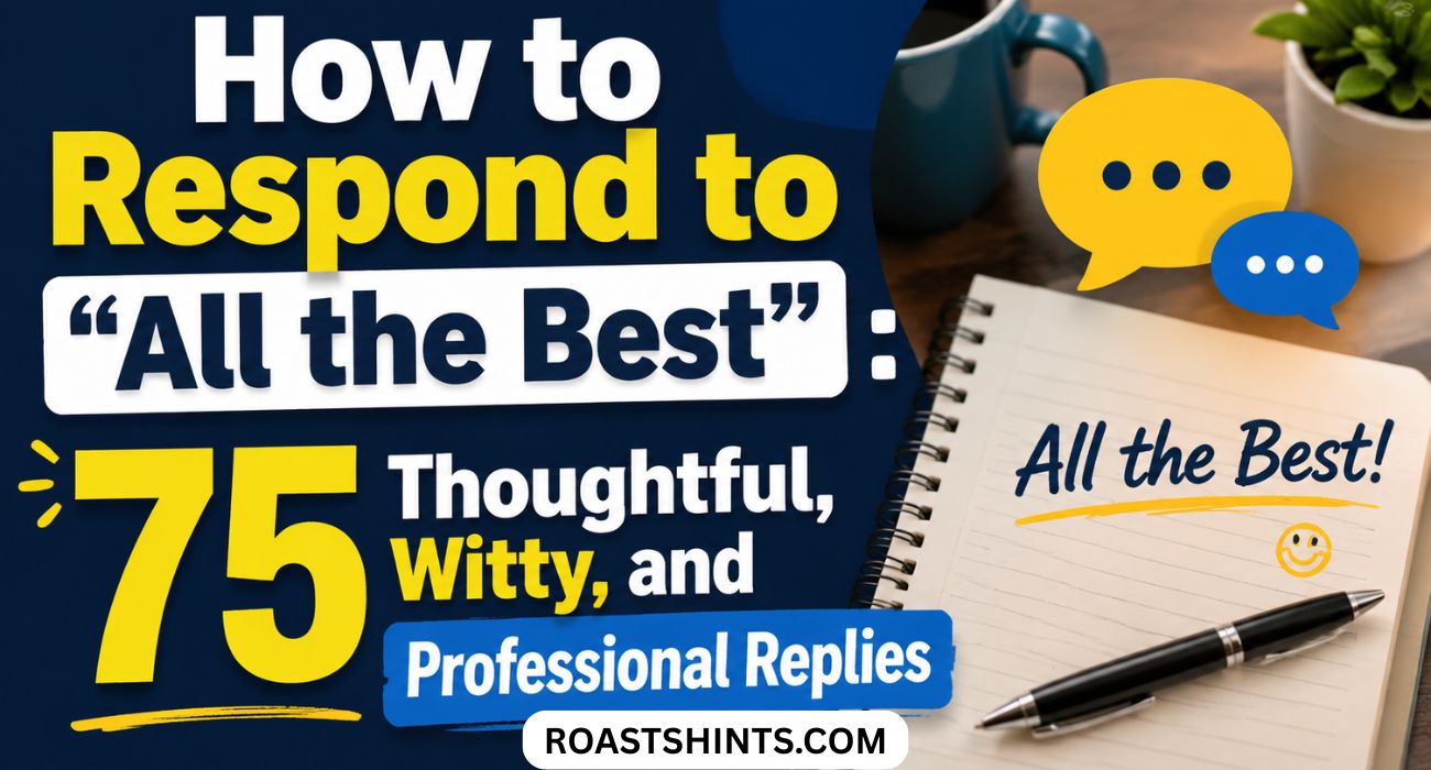 How to Respond to “All the Best”: 75 Thoughtful, Witty, and Professional Replies