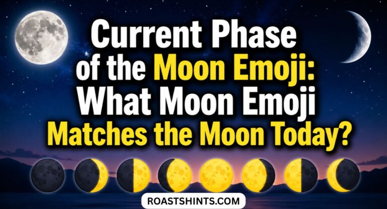 What Is the Current Phase of the Moon as an Emoji?