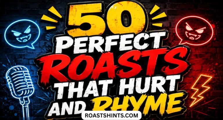 50 Perfect Roasts That Hurt and Rhyme
