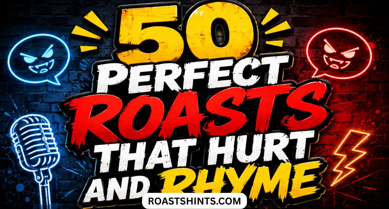 50 Perfect Roasts That Hurt and Rhyme