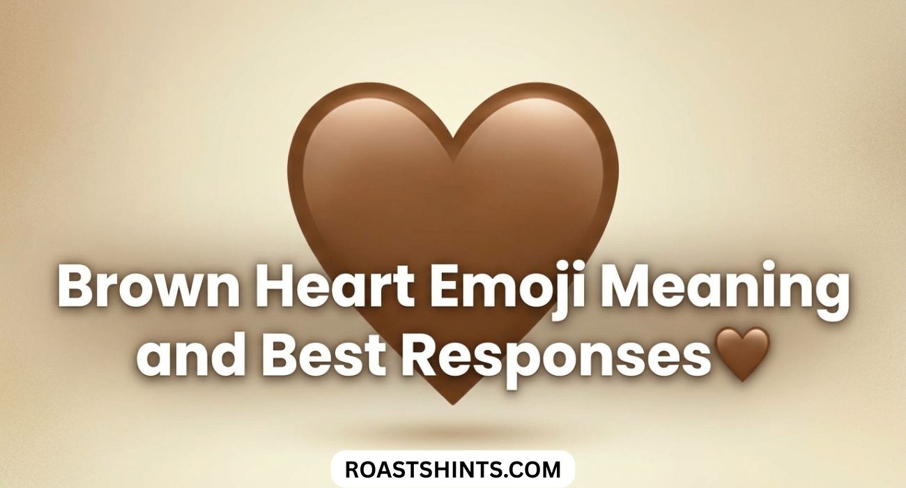 Brown Heart Emoji Meaning and Best Responses🤎 (For USA Audience)