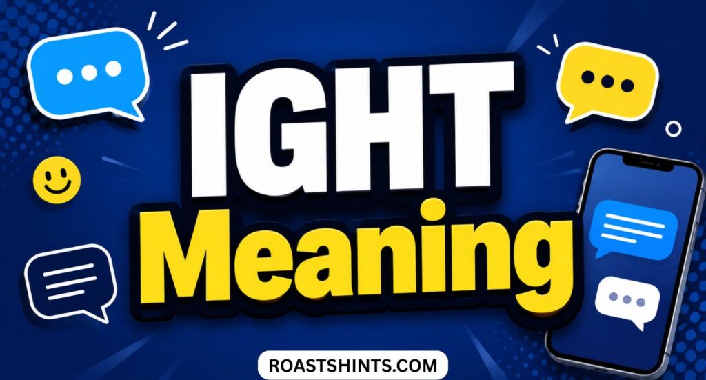 IGHT Meaning: What “IGHT” Means in Text and When to Use It